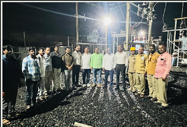 10 MW Adgaon Solar charging ceremony
